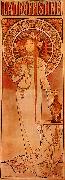 Alphonse Mucha La Trappistine oil on canvas